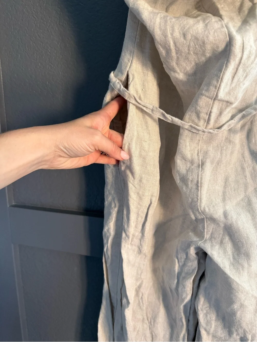REFORMATION • Taylor linen jumpsuit - Strapless Wide-Leg Jumpsuit - size 6